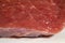 Fresh raw red meat texture closeup, marbled meat