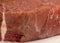 Fresh raw red meat texture closeup, marbled meat