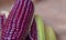 Fresh red corn, Siam ruby, purple corn of Thailand is a type of sweet corn.Fresh-edible varieties, flavors are sweet and crisp is