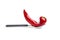 Fresh red pepper on a spoon