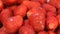 Fresh red Strawberries rotate