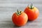 Fresh red tomatoes on a board