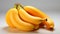 Fresh, ripe banana a healthy, vibrant tropical snack generated by AI