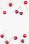 Fresh ripe cherry pattern background