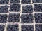 Fresh Ripe Juicy Blackberries in baskets for sale at the local farmerâ€™s market