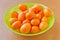 Fresh ripe Kumquats in a bowl