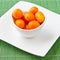 Fresh ripe Kumquats in a bowl