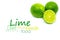 Fresh ripe lime