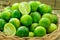 Fresh ripe limes