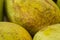 Fresh, ripe mango on a shelf in the market day