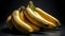 Fresh, ripe, organic banana a healthy, vibrant tropical snack generated by AI