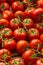 Fresh ripe red tomatoes in the market