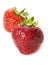 Fresh ripe strawberries, isolated