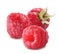 Fresh ripe tasty raspberries on background