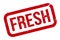 Fresh Rubber Stamp. Red Fresh Rubber Grunge Stamp Seal Vector Illustration - Vector