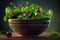 Fresh Salad Bowl. Generative AI