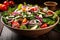 Fresh Salad Bowl, Wholesome Ingredients, Generative AI