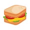 Fresh sandwich food icon