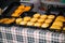 Fresh scotch pies on display for sale