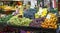 Fresh seasonal fruit for sale at the famous Adelaide Central Market, Southern Australia