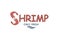 Fresh shrimp emblem