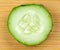 Fresh slice cucumber background