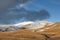 Fresh snow dusting on mountain range, New Zealand