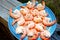 Fresh steamed shrimp platter