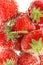 Fresh strawberries close up