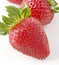 Fresh strawberries closeup