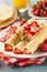 Fresh Strawberry French Crepes