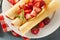 Fresh Strawberry French Crepes