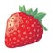 Fresh strawberry, a healthy gourmet summer snack