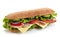 Fresh submarine sandwich