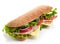 Fresh submarine sandwich