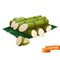 Fresh sugar cane cut with green chunks, sliced and stacked on top of each other. Vector illustration in a 3D mesh realistic style