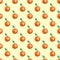 Fresh and sweet oranges floral pattern