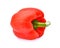 Fresh sweet red pepperBell pepper with drop of water isolated
