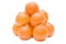 Fresh tangerines isolated