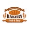 Fresh tasty bakery products premium quality label