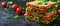 Fresh & Tasty Gourmet Sandwich Delight on Dark Background. Concept Food Photography, Gourmet