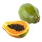 Fresh and tasty papaya isolated