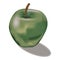 Fresh and Tasty Realistic Green Apple Vector Illustration