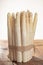 Fresh tasty white asparagus, seasonal vegetable, new harvest, re