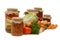 Fresh and tinned vegetables