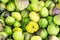 Fresh tomatillos at the market