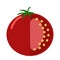 Fresh tomato flat icon