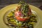 Fresh Tomato Tower with Olive Tapenade