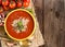 Fresh tomatoe soup