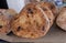 Fresh traditional Iraqi flat bread sold at the farmers market